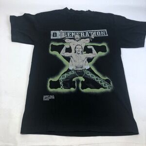 D Generation X WWE Wrestling S Black Shaka Wear‎ Super Max Heavy Cotton Tee